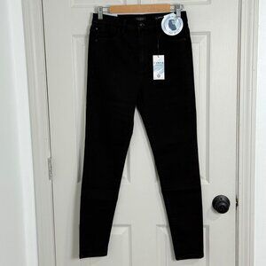 NWT Curve Appeal High Rise Essential Skinny Jean Women 6/28 Black Stretch Casual
